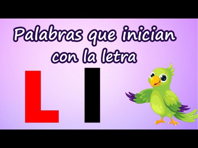 10 palabras con la letra l