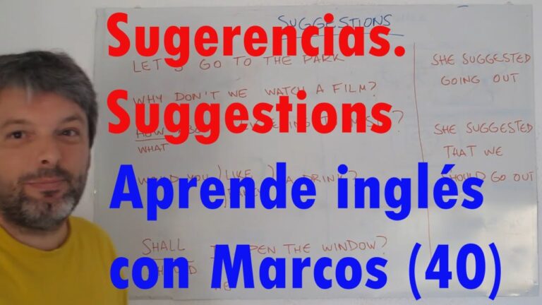 10 sugerencias en ingles y español