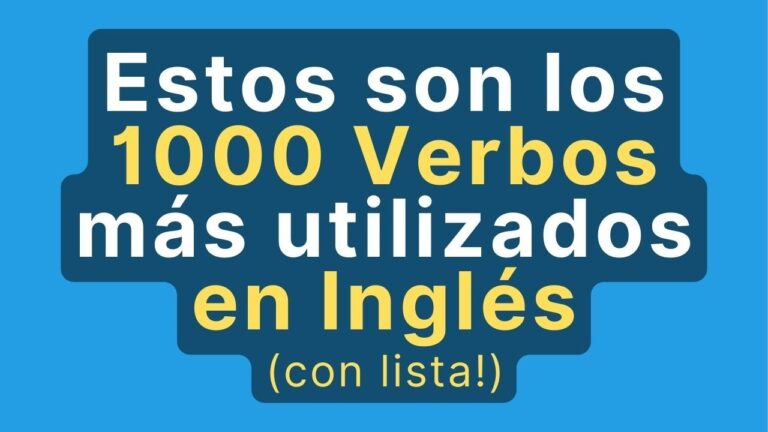 1000 verbos en ingles pdf