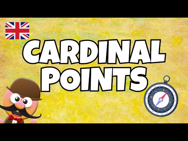 4 puntos cardinales en ingles y español