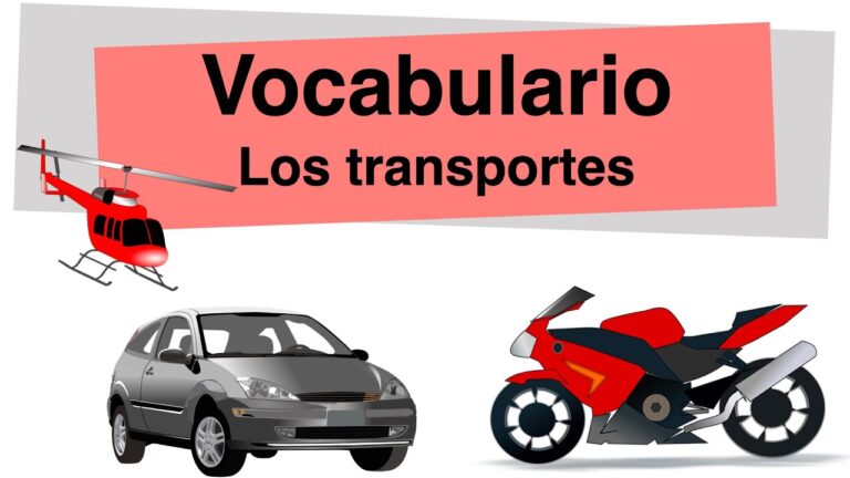 5 palabras relacionadas con transporte