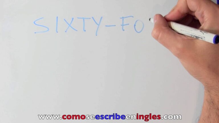64 en ingles como se escribe