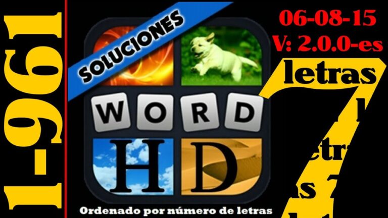 7 letras 4 fotos una palabra
