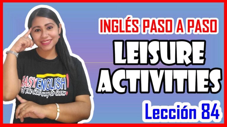 actividades de ocio en ingles