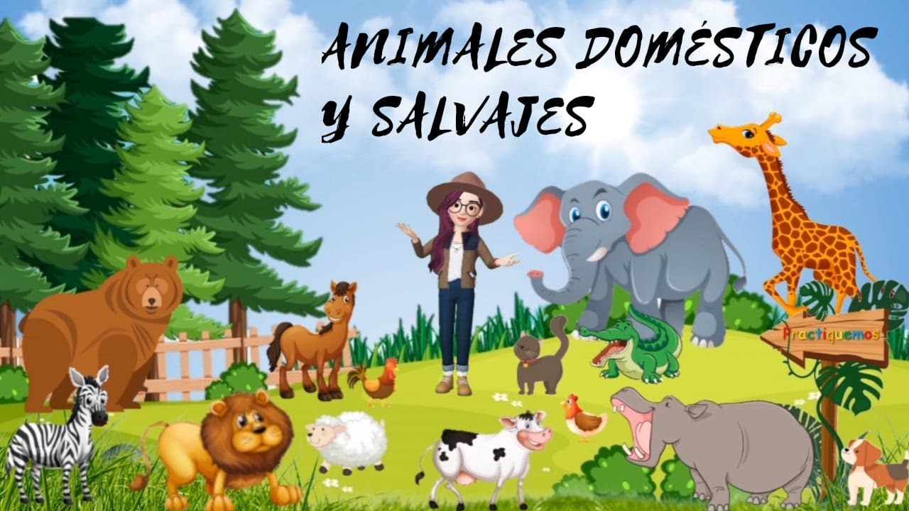actividades para enseñar animales domesticos y salvajes