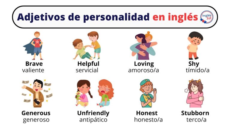adjetivos calificativos de apariencia en ingles