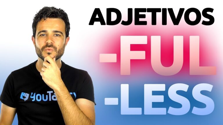 adjetivos en ingles terminados en less