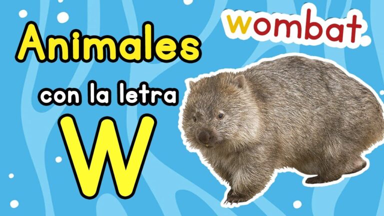 animales con la letra w en español