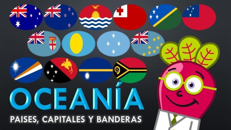 banderas del continente de oceania