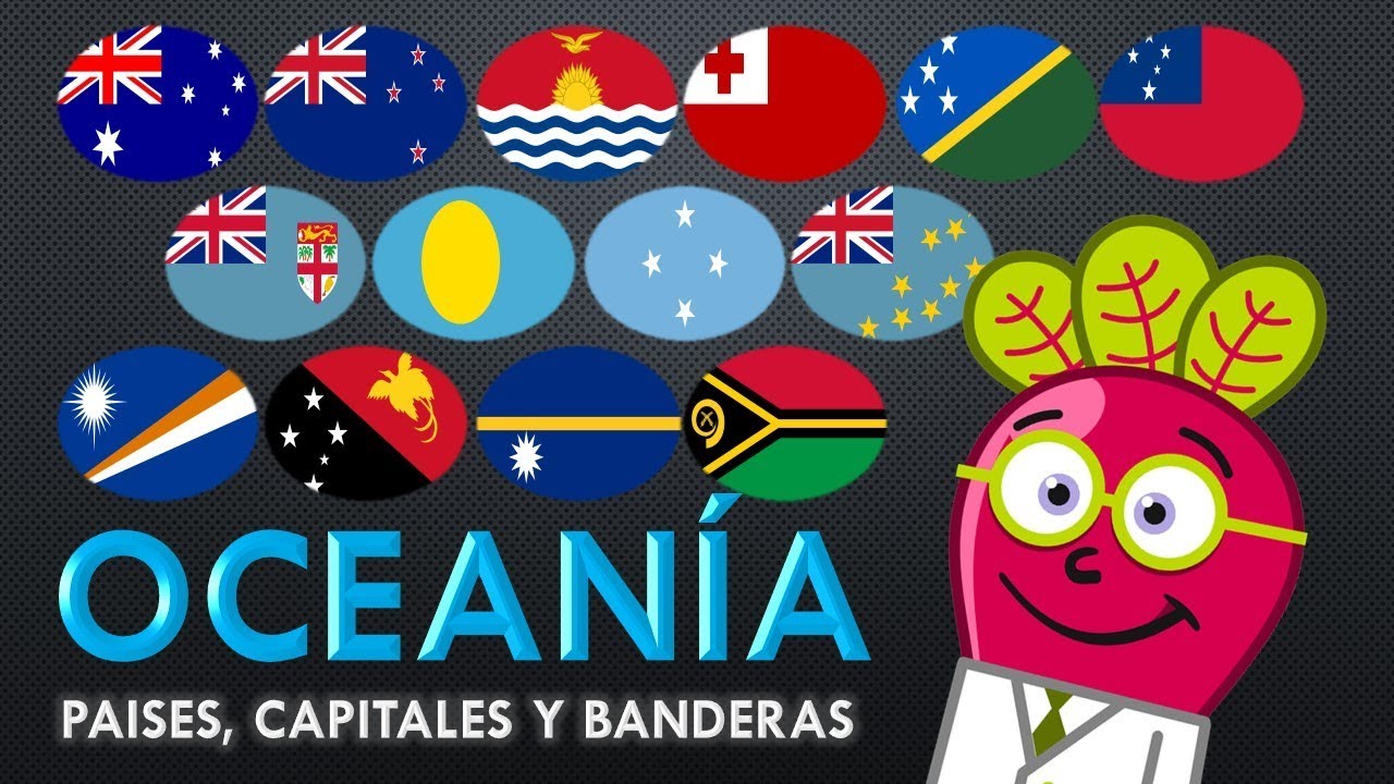 banderas del continente de oceania