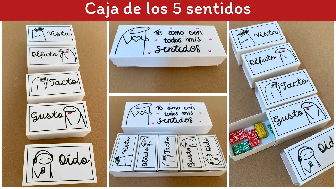 caja de los 5 sentidos frases