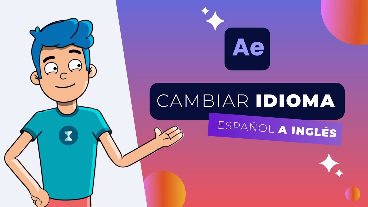 cambiar idioma de after effects a ingles