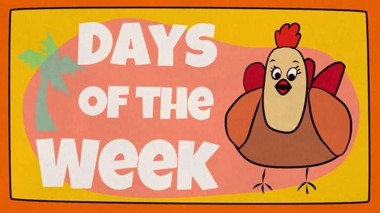 canción en inglés de los días dela semana