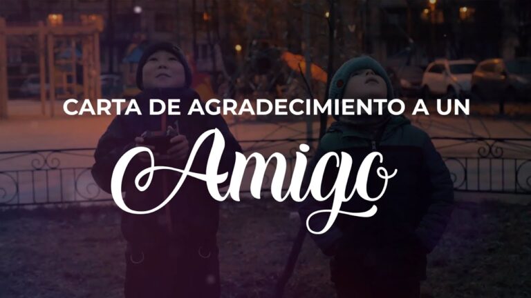 carta de agradecimiento a un amigo