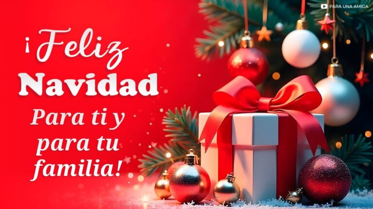 carta de navidad para una amiga