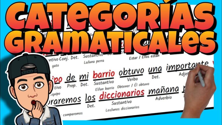 categorías gramaticales ejercicios resueltos pdf
