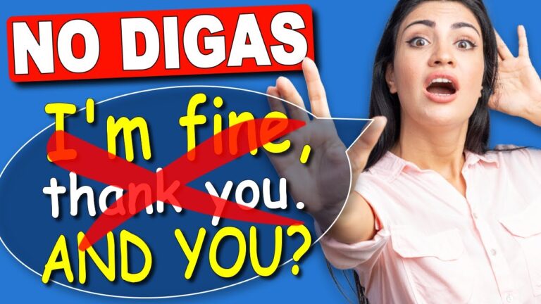 como contestar a how are you