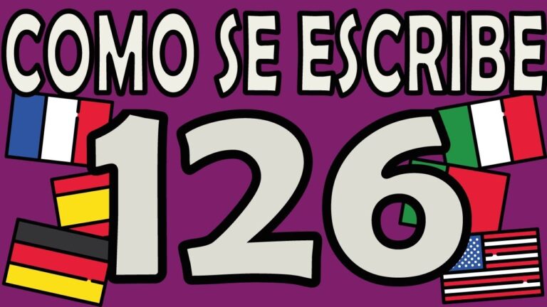como escribir 126 en letras