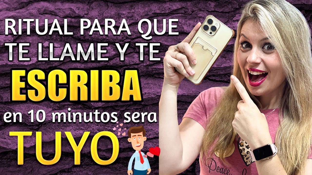 como hacer que me escriba en 5 minutos