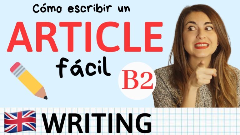 como hacer un articulo en ingles