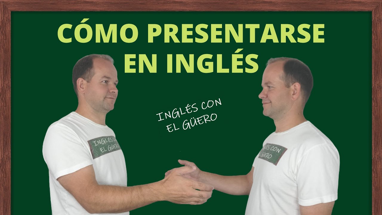 como hacer una presentacion en ingles