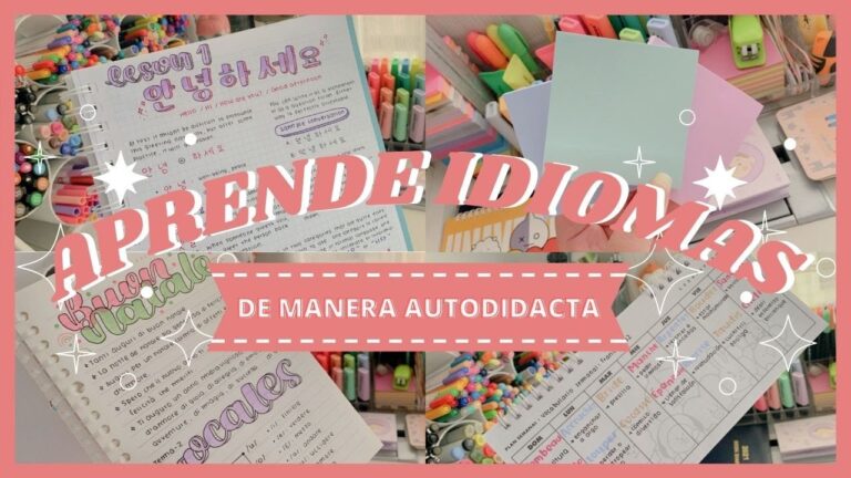 como organizar un cuaderno de idiomas