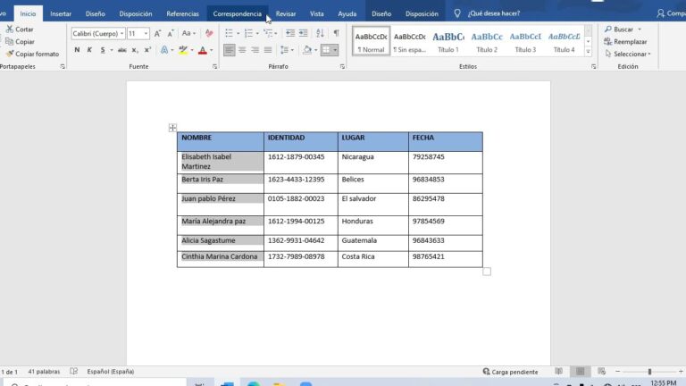 como poner en orden alfabetico en word