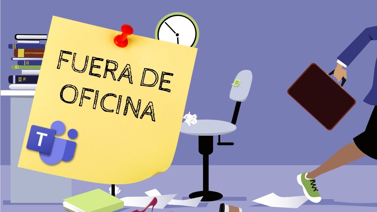 como poner fuera de la oficina en teams