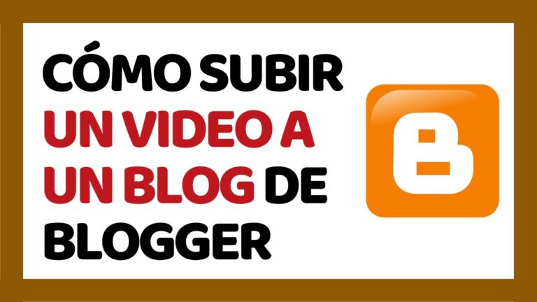 como poner un video en mi blogspot