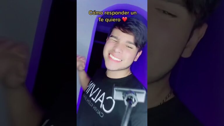como responder a un te quiero de forma original