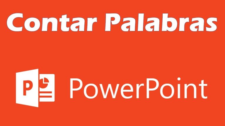 como saber cuantas palabras tiene un texto en power point