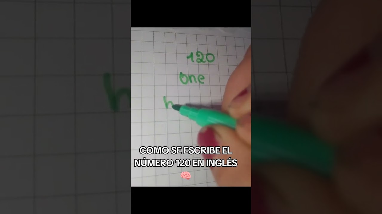 cómo se dice 120 en inglés