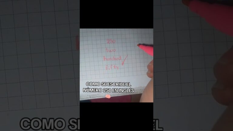 como se dice 250 en inglés