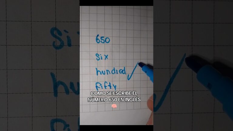 como se dice 650 en inglés