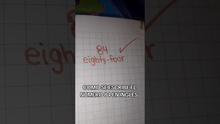 como se dice 84 en inglés