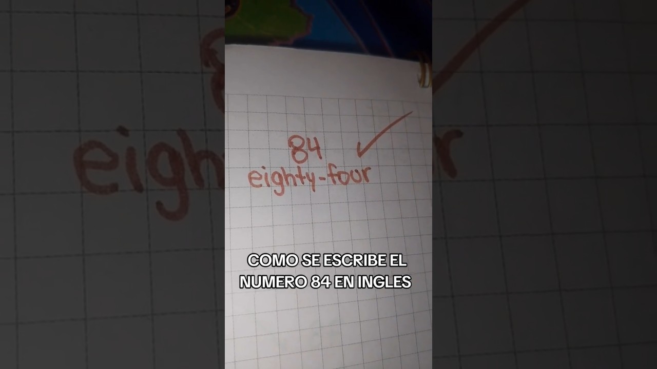 como se dice 84 en inglés