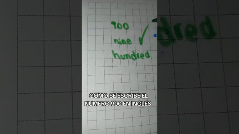 como se dice 900 en inglés