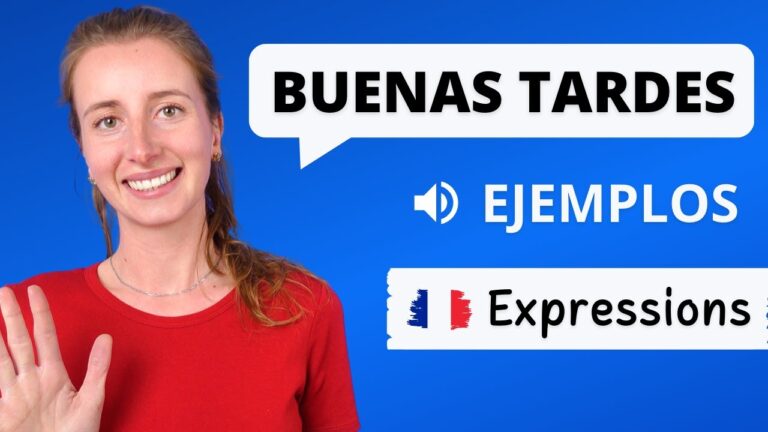 como se dice buenas tardes en francés
