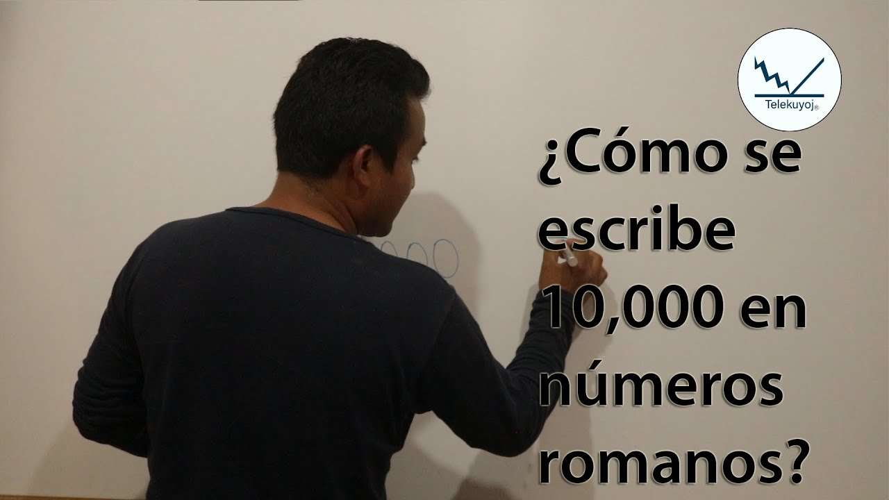 cómo se escribe 10000 en números romanos