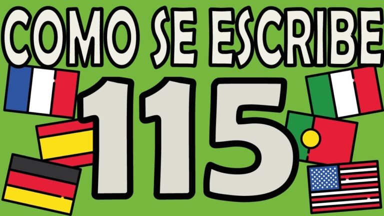 cómo se escribe 115 en letras