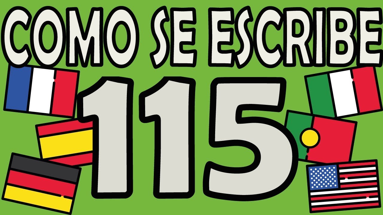 cómo se escribe 115 en letras
