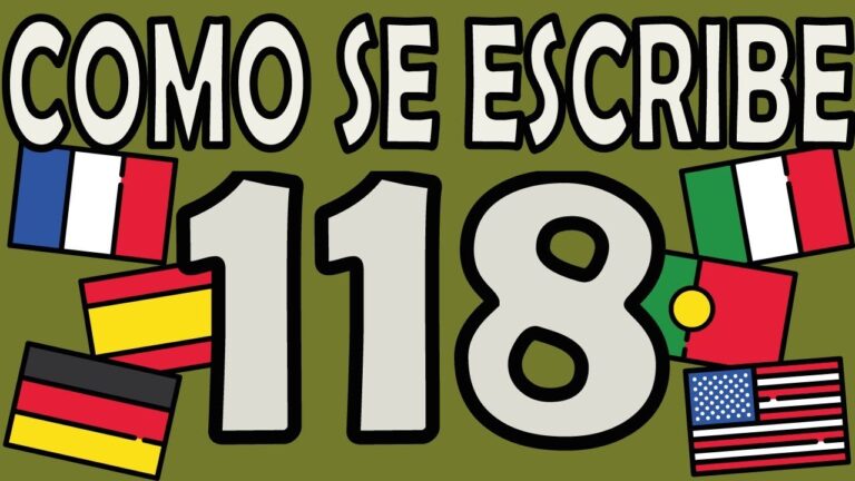como se escribe 118 en letras