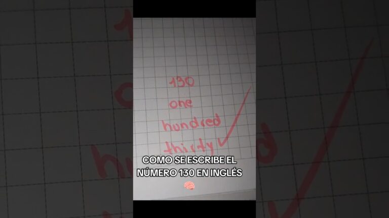 cómo se escribe 130 en inglés