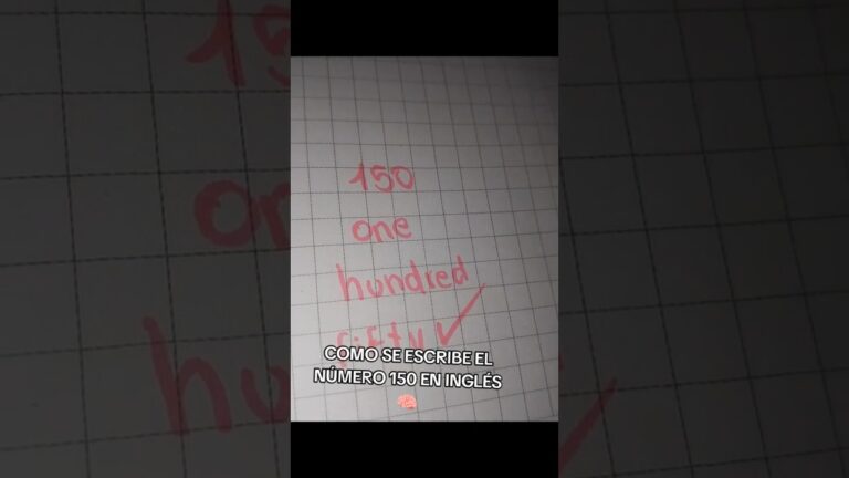 como se escribe 150 en ingles
