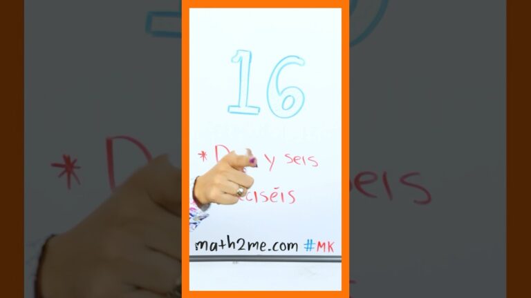 como se escribe 16 en letras