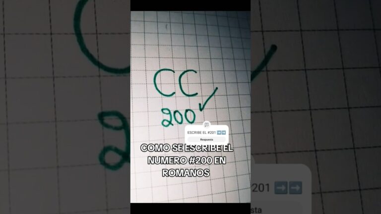 cómo se escribe 200 en números romanos