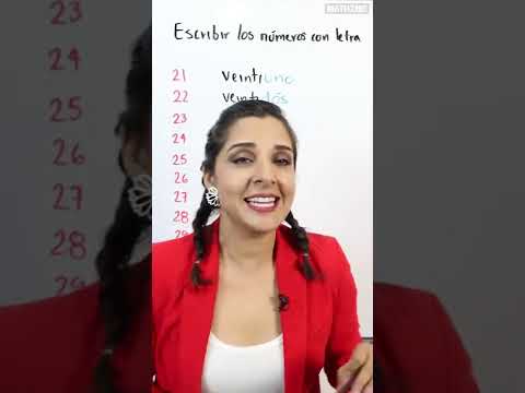 como se escribe 21 con letras