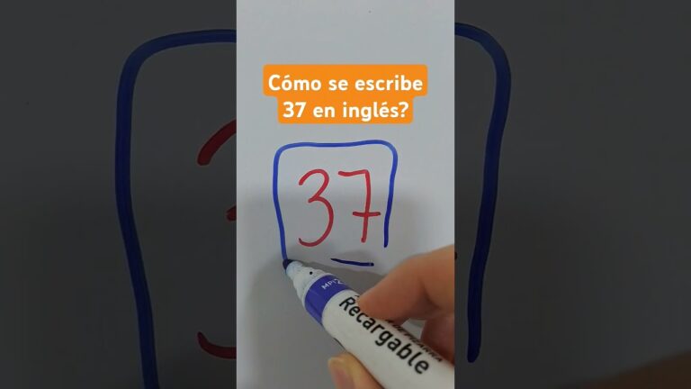 cómo se escribe 37 en inglés