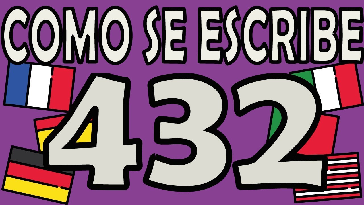 como se escribe 432 en letras