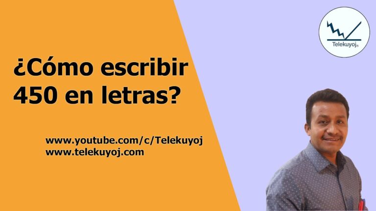 como se escribe 450 en letras